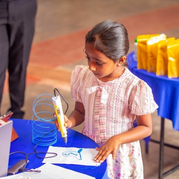 kids smiling with their instructor